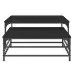 Casa si Gradina - Mobilier - Mese si birouri - Masute de cafea - Mese suprapuse de cafea, 2 buc, negru, lemn prelucrat - Infinity.ro