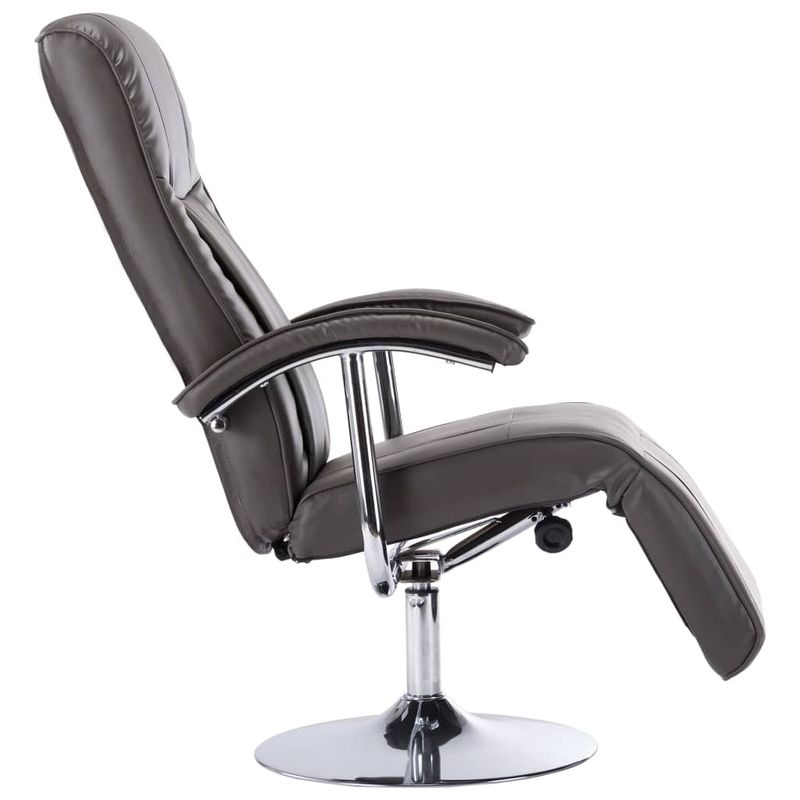 Casa si Gradina - Mobilier - Scaune si fotolii - Fotolii - Fotoliu TV, gri, piele ecologica - Infinity.ro