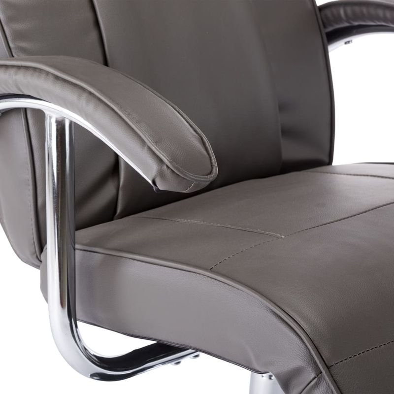 Casa si Gradina - Mobilier - Scaune si fotolii - Fotolii - Fotoliu TV, gri, piele ecologica - Infinity.ro