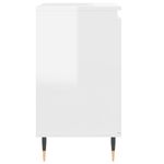 Casa si Gradina - Mobilier - Mobilier baie - Corpuri baie - Dulap de baie, alb extralucios, 58x33x60 cm, lemn prelucrat - Infinity.ro