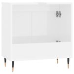 Casa si Gradina - Mobilier - Mobilier baie - Corpuri baie - Dulap de baie, alb extralucios, 58x33x60 cm, lemn prelucrat - Infinity.ro