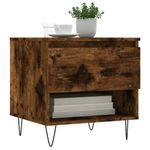 Casa si Gradina - Mobilier - Mese si birouri - Masute de cafea - Masuta de cafea, stejar fumuriu, 50x46x50 cm, lemn prelucrat - Infinity.ro