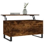 Casa si Gradina - Mobilier - Mese si birouri - Masute de cafea - Masuta de cafea, stejar fumuriu, 90x44,5x45 cm, lemn compozit - Infinity.ro