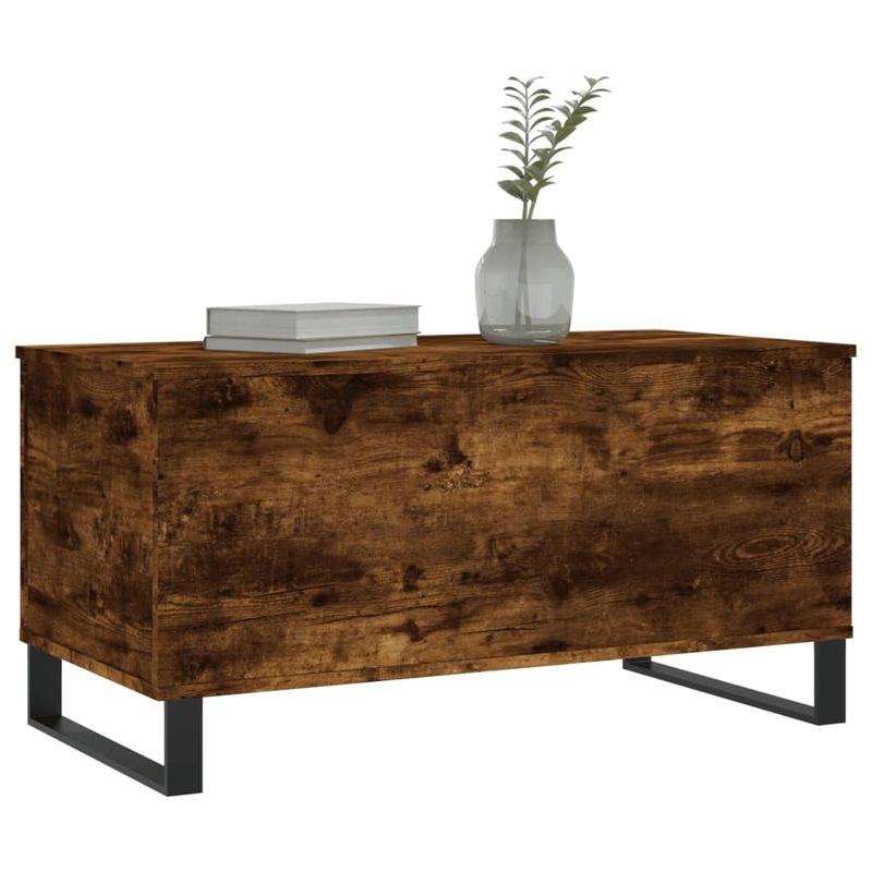 Casa si Gradina - Mobilier - Mese si birouri - Masute de cafea - Masuta de cafea, stejar fumuriu, 90x44,5x45 cm, lemn compozit - Infinity.ro