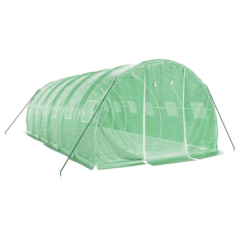 Casa si Gradina - Gradinarit si plante - Sere si solarii - Sera cu cadru din otel, verde, 18 m², 6x3x2 m - Infinity.ro
