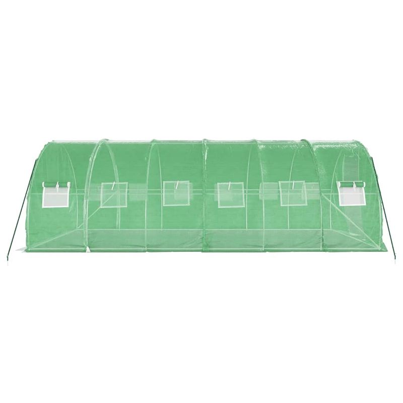 Casa si Gradina - Gradinarit si plante - Sere si solarii - Sera cu cadru din otel, verde, 18 m², 6x3x2 m - Infinity.ro