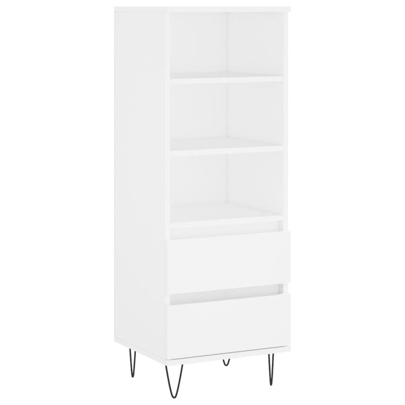 Casa si Gradina - Mobilier - Comode si corpuri - Corpuri bucatarie - Dulap inalt, alb, 40x36x110 cm, lemn compozit - Infinity.ro