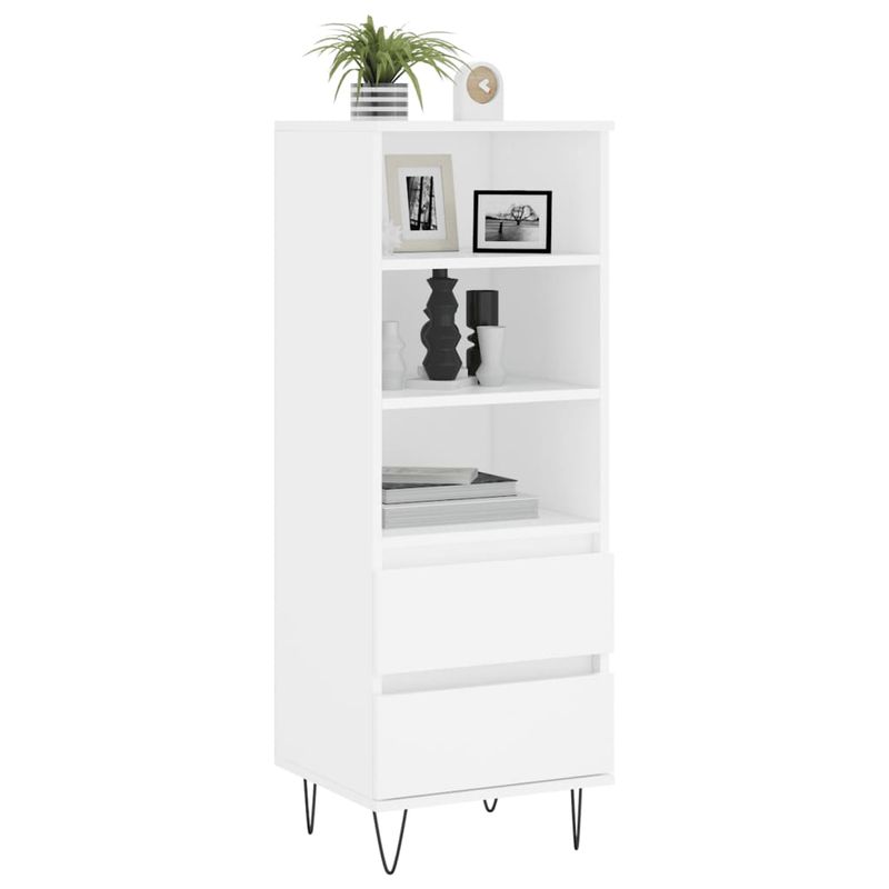 Casa si Gradina - Mobilier - Comode si corpuri - Corpuri bucatarie - Dulap inalt, alb, 40x36x110 cm, lemn compozit - Infinity.ro