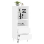 Casa si Gradina - Mobilier - Comode si corpuri - Corpuri bucatarie - Dulap inalt, alb, 40x36x110 cm, lemn compozit - Infinity.ro