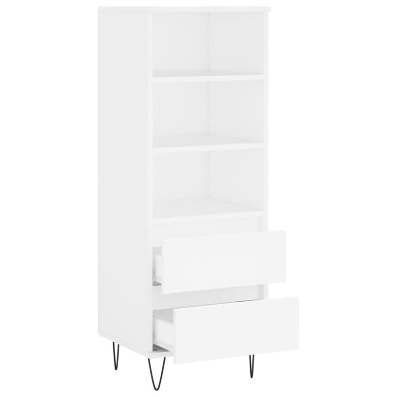 Casa si Gradina - Mobilier - Comode si corpuri - Corpuri bucatarie - Dulap inalt, alb, 40x36x110 cm, lemn compozit - Infinity.ro