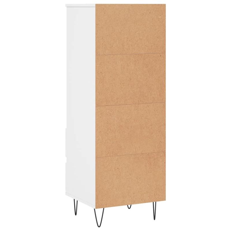 Casa si Gradina - Mobilier - Comode si corpuri - Corpuri bucatarie - Dulap inalt, alb, 40x36x110 cm, lemn compozit - Infinity.ro
