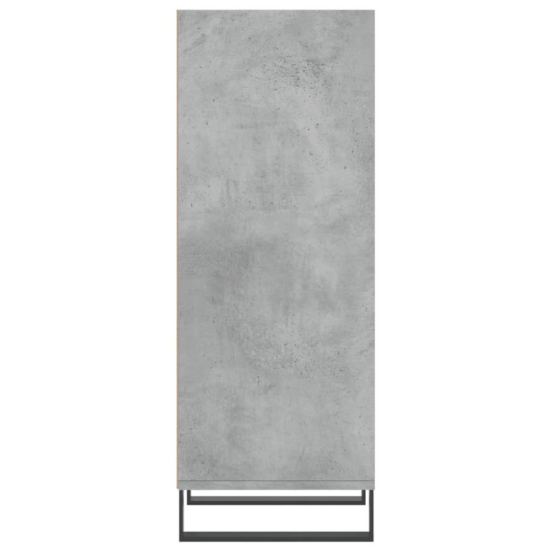 Casa si Gradina - Mobilier - Comode si corpuri - Comode - Servanta, gri beton, 34,5x32,5x90 cm, lemn prelucrat - Infinity.ro