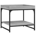 Casa si Gradina - Mobilier - Mese si birouri - Masute de cafea - Masa de cafea, gri sonoma, 49,5x49,5x45 cm, lemn compozit - Infinity.ro