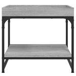 Casa si Gradina - Mobilier - Mese si birouri - Masute de cafea - Masa de cafea, gri sonoma, 49,5x49,5x45 cm, lemn compozit - Infinity.ro