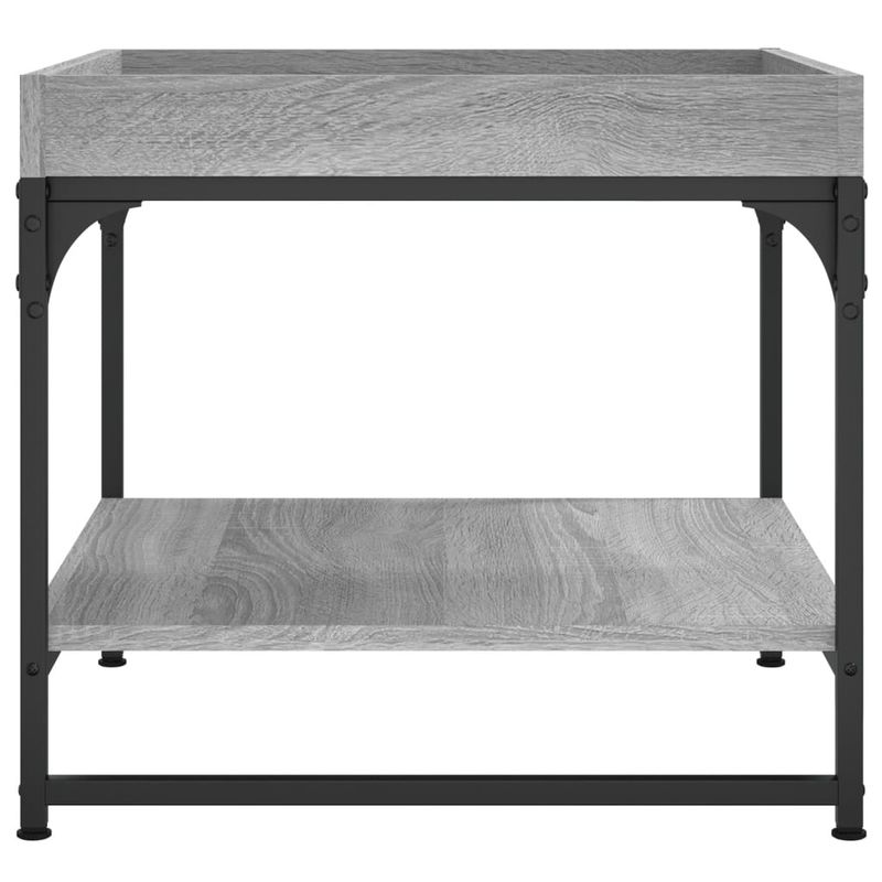 Casa si Gradina - Mobilier - Mese si birouri - Masute de cafea - Masa de cafea, gri sonoma, 49,5x49,5x45 cm, lemn compozit - Infinity.ro