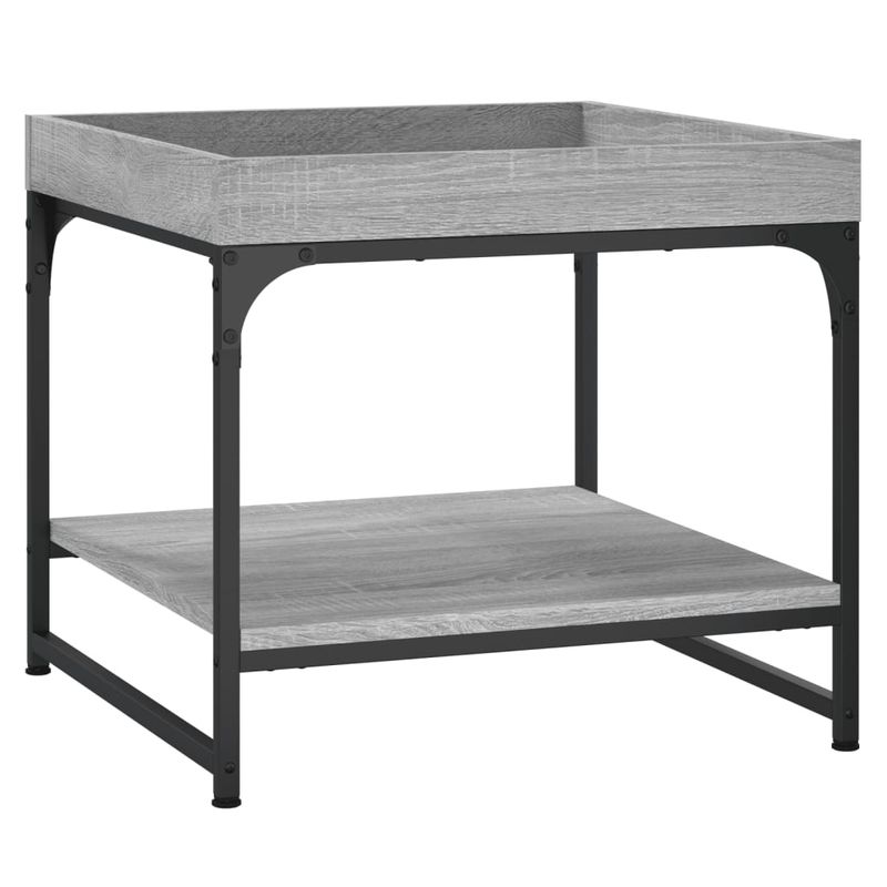 Casa si Gradina - Mobilier - Mese si birouri - Masute de cafea - Masa de cafea, gri sonoma, 49,5x49,5x45 cm, lemn compozit - Infinity.ro