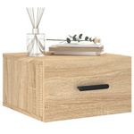 Casa si Gradina - Mobilier - Comode si corpuri - Noptiere - Noptiere de perete, 2 buc., stejar sonoma, 35x35x20 cm - Infinity.ro