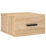 Casa si Gradina - Mobilier - Comode si corpuri - Noptiere - Noptiere de perete, 2 buc., stejar sonoma, 35x35x20 cm - Infinity.ro