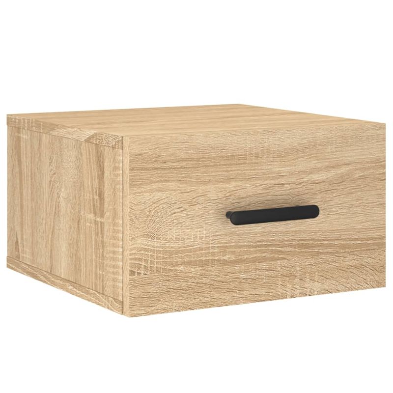 Casa si Gradina - Mobilier - Comode si corpuri - Noptiere - Noptiere de perete, 2 buc., stejar sonoma, 35x35x20 cm - Infinity.ro