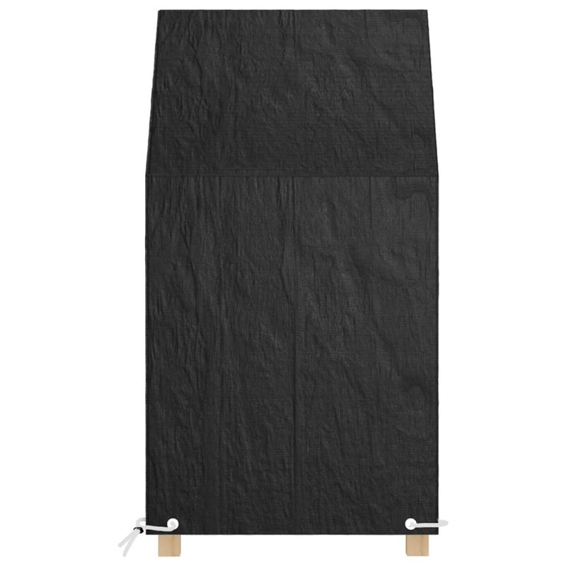 Casa si Gradina - Textile si covoare - Huse pentru mobilier - Huse scaun gradina 2 buc, 8 ocheti 65x65x80/120 cm polietilena - Infinity.ro