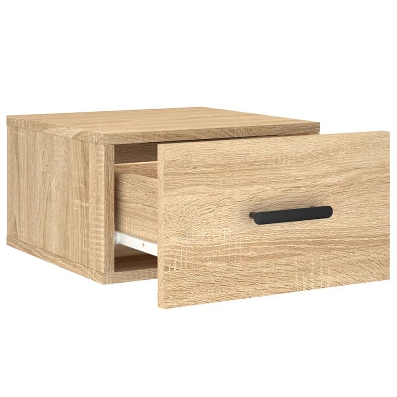 Casa si Gradina - Mobilier - Comode si corpuri - Noptiere - Noptiere de perete, 2 buc., stejar sonoma, 35x35x20 cm - Infinity.ro