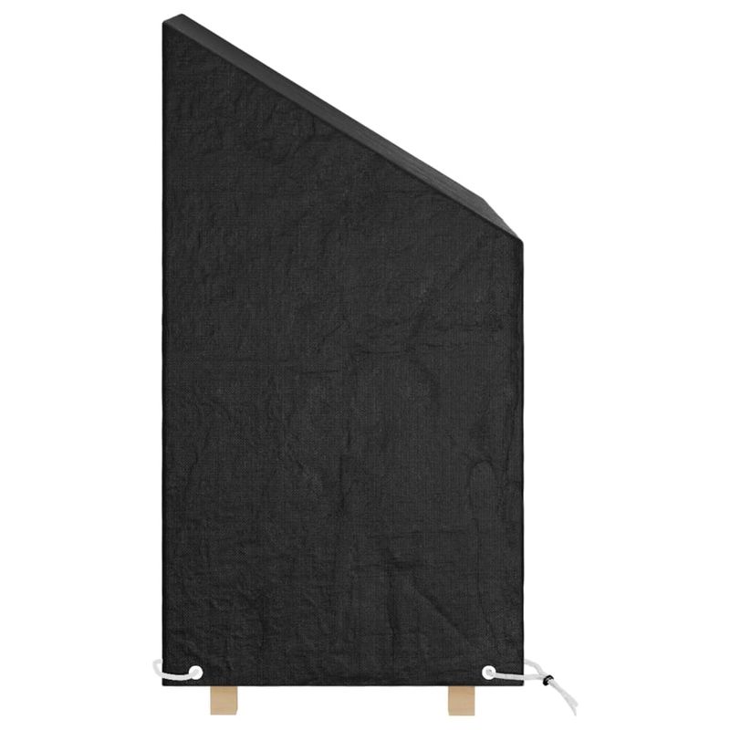 Casa si Gradina - Textile si covoare - Huse pentru mobilier - Huse scaun gradina 2 buc, 8 ocheti 65x65x80/120 cm polietilena - Infinity.ro
