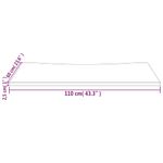Casa si Gradina - Mobilier - Feronerie si accesorii mobila - Blat de birou, 110x60x2,5 cm, lemn masiv de pin - Infinity.ro