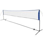 Sport si Outdoor - Sporturi cu paleta - Badminton - Echipamente de badminton - Fileu de badminton cu fluturasi, 600 x 155 cm - Infinity.ro