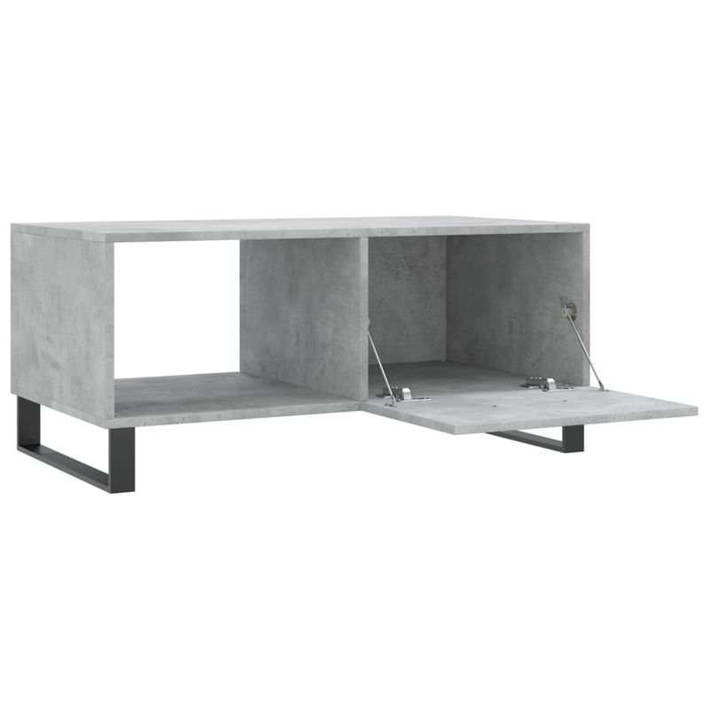 Casa si Gradina - Mobilier - Mese si birouri - Masute de cafea - Masuta de cafea, gri beton, 90x50x40 cm, lemn prelucrat - Infinity.ro