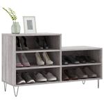 Casa si Gradina - Mobilier - Organizare si depozitare - Organizator incaltaminte - Pantofar, gri sonoma, 102x36x60 cm, lemn prelucrat - Infinity.ro