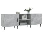 Casa si Gradina - Mobilier - Comode si corpuri - Comode - Comoda TV, gri beton, 150x30x50 cm, lemn compozit - Infinity.ro