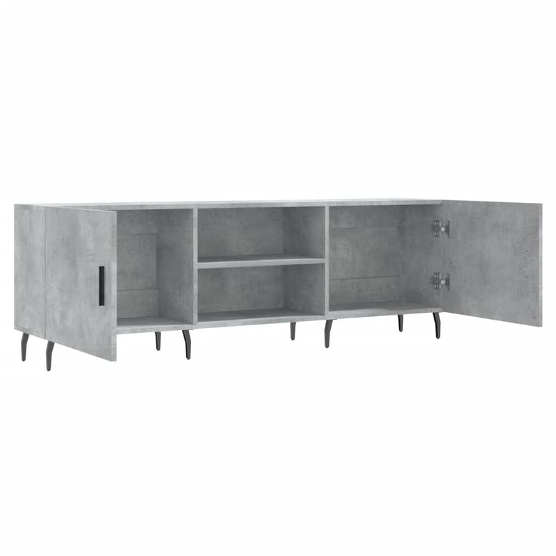 Casa si Gradina - Mobilier - Comode si corpuri - Comode - Comoda TV, gri beton, 150x30x50 cm, lemn compozit - Infinity.ro