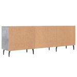 Casa si Gradina - Mobilier - Comode si corpuri - Comode - Comoda TV, gri beton, 150x30x50 cm, lemn compozit - Infinity.ro