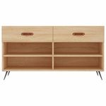 Casa si Gradina - Mobilier - Organizare si depozitare - Organizator incaltaminte - Bancheta pantofar, stejar sonoma, 102x35x55 cm, lemn prelucrat - Infinity.ro