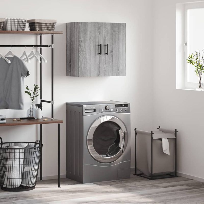 Casa si Gradina - Mobilier - Dulapuri si sifoniere - Dulapuri - Dulap de perete, gri sonoma, 60x31x60 cm, lemn compozit - Infinity.ro