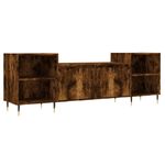 Casa si Gradina - Mobilier - Comode si corpuri - Comode - Comoda TV, stejar fumuriu, 160x35x55 cm, lemn prelucrat - Infinity.ro