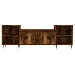 Casa si Gradina - Mobilier - Comode si corpuri - Comode - Comoda TV, stejar fumuriu, 160x35x55 cm, lemn prelucrat - Infinity.ro