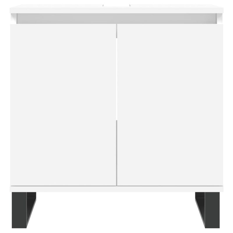 Casa si Gradina - Mobilier - Mobilier baie - Comode baie - Dulap de chiuveta, alb, 58x33x60 cm, lemn prelucrat - Infinity.ro
