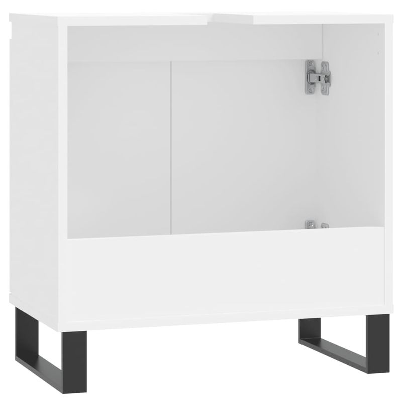 Casa si Gradina - Mobilier - Comode si corpuri - Masute de toaleta - Dulap de chiuveta, alb, 58x33x60 cm, lemn prelucrat - Infinity.ro