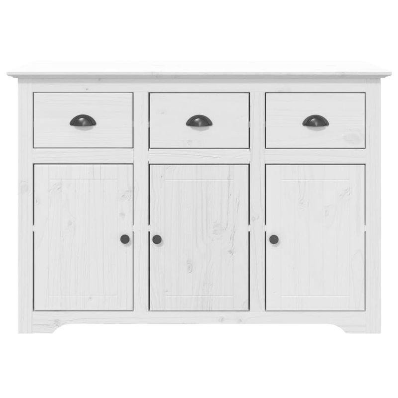 Casa si Gradina - Mobilier - Comode si corpuri - Comode - Servanta "BODO", alb, 115x43x79,5 cm, lemn masiv de pin - Infinity.ro