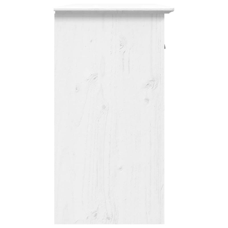 Casa si Gradina - Mobilier - Comode si corpuri - Comode - Servanta "BODO", alb, 115x43x79,5 cm, lemn masiv de pin - Infinity.ro
