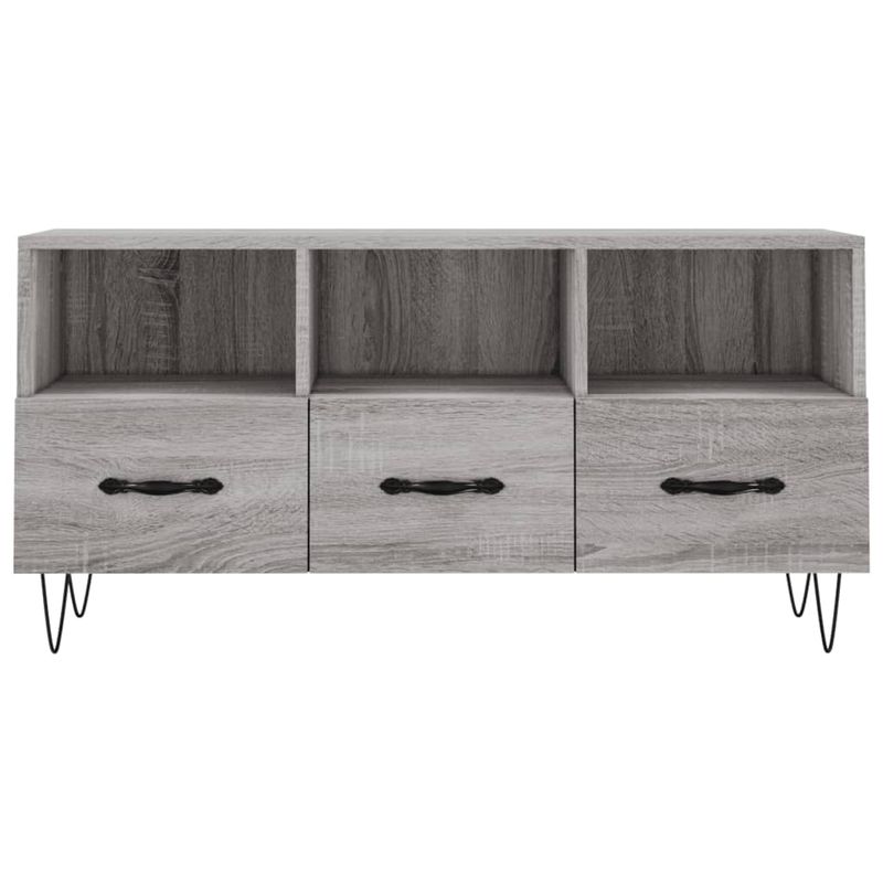 Casa si Gradina - Mobilier - Comode si corpuri - Comode - Dulap TV, gri sonoma, 102x36x50 cm, lemn prelucrat - Infinity.ro