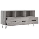 Casa si Gradina - Mobilier - Comode si corpuri - Comode - Dulap TV, gri sonoma, 102x36x50 cm, lemn prelucrat - Infinity.ro