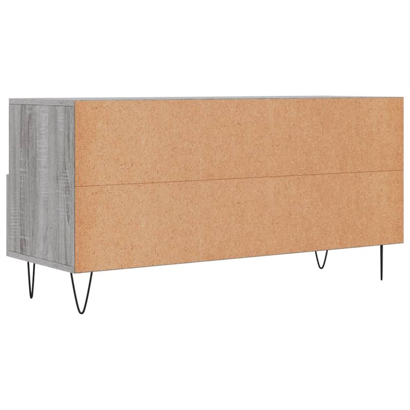 Casa si Gradina - Mobilier - Comode si corpuri - Comode - Dulap TV, gri sonoma, 102x36x50 cm, lemn prelucrat - Infinity.ro