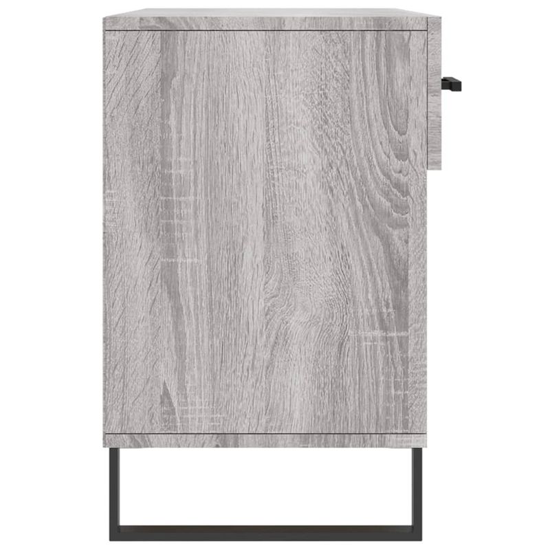 Casa si Gradina - Mobilier - Organizare si depozitare - Organizator incaltaminte - Banca de pantofi, gri sonoma, 102x35x55 cm, lemn prelucrat - Infinity.ro