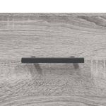 Casa si Gradina - Mobilier - Organizare si depozitare - Organizator incaltaminte - Banca de pantofi, gri sonoma, 102x35x55 cm, lemn prelucrat - Infinity.ro
