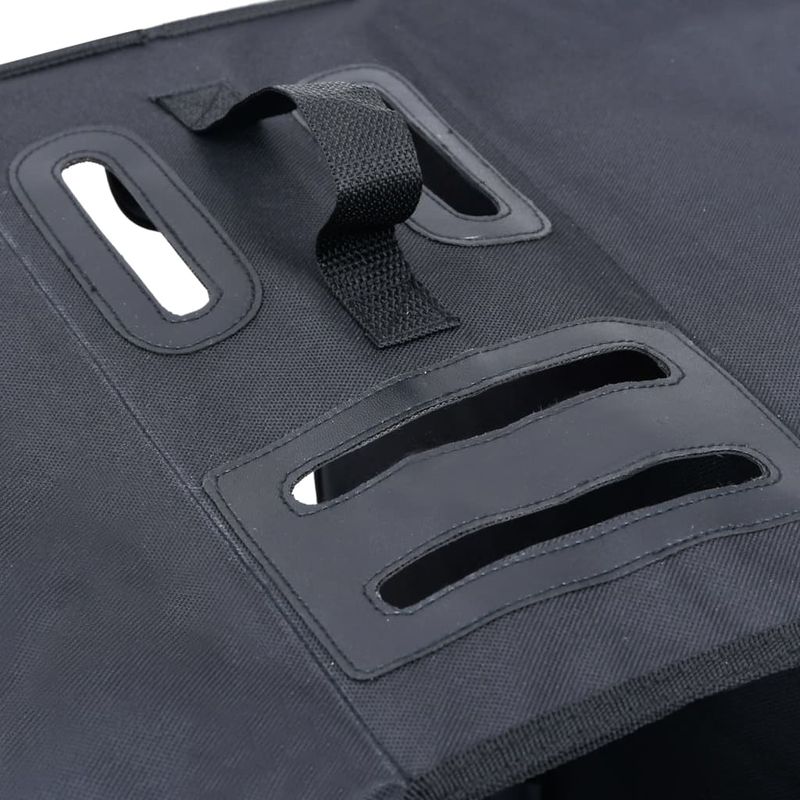 Sport si Outdoor - Ciclism - Accesorii pentru biciclete - Cosuri si portbagaje bibiclete - Geanta de bicicleta dubla pentru suport cos, negru, 35 L - Infinity.ro
