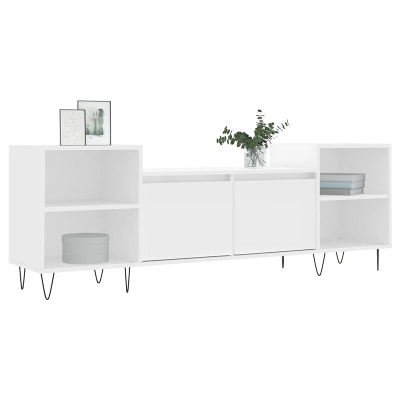 Casa si Gradina - Mobilier - Comode si corpuri - Comode - Comoda TV, alb, 160x35x55 cm, lemn prelucrat - Infinity.ro