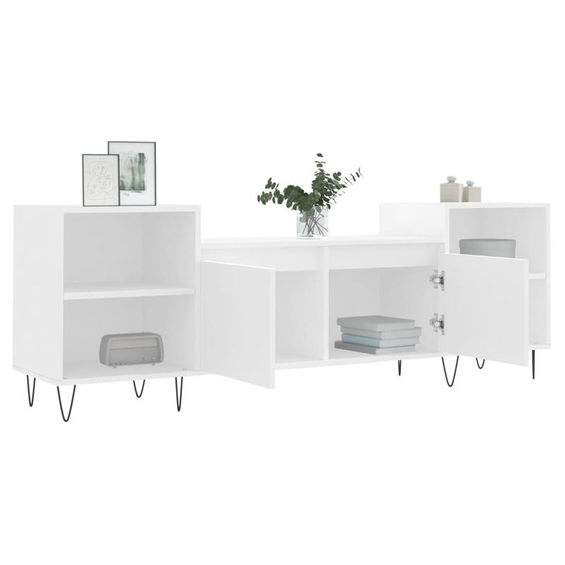 Casa si Gradina - Mobilier - Comode si corpuri - Comode - Comoda TV, alb, 160x35x55 cm, lemn prelucrat - Infinity.ro