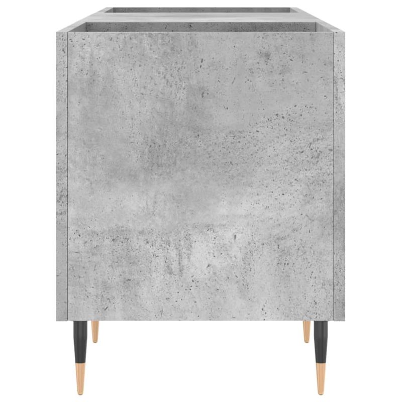 Casa si Gradina - Mobilier - Dulapuri si sifoniere - Dulapuri - Dulap pentru discuri gri beton, 121x38x48 cm, lemn prelucrat - Infinity.ro